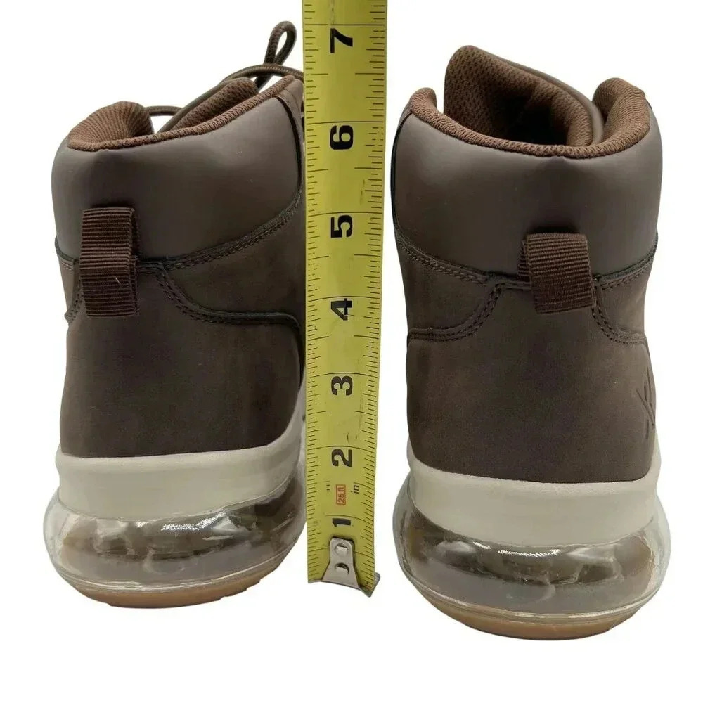 Xray NEW Mens Size 10.5 Brown High-Top Sneakers Vegan Leather Hiking Walking - Picture 9 of 15